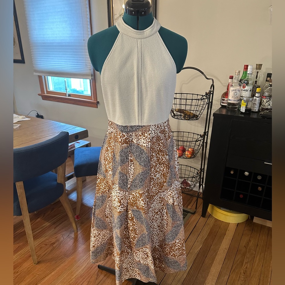 NWT! Anthropologie Sleeveless Mockneck Twofer Dress - Picture 5 of 8